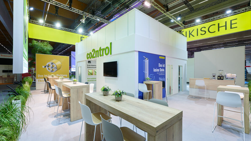 Messestand Fränkische Rohrwerke, Messe Light & Building, Frankfurt, Isingermerz, Messedesign