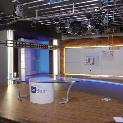 Trennwände, Fernsehstudio CNN, Schweiz, Trennwandmieten