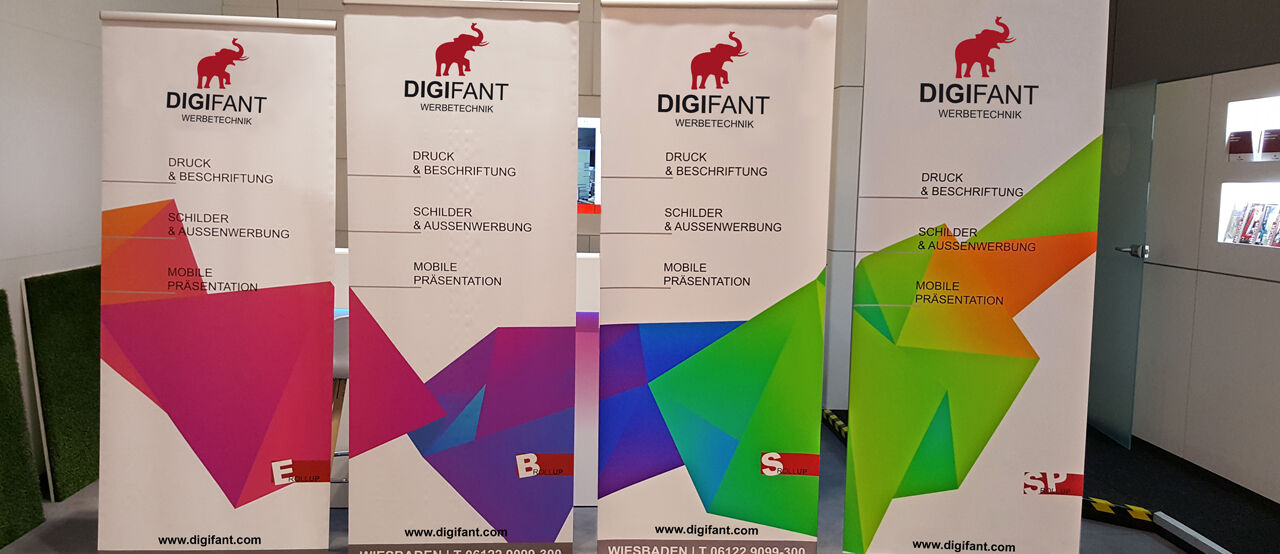 DIGIFANT Werbetechnik Bannerdisplays Rollups